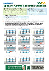 Click here to download - Odd Week Collection Calendar