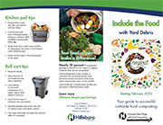 Include food waste in your yard debris cart - Click here for details